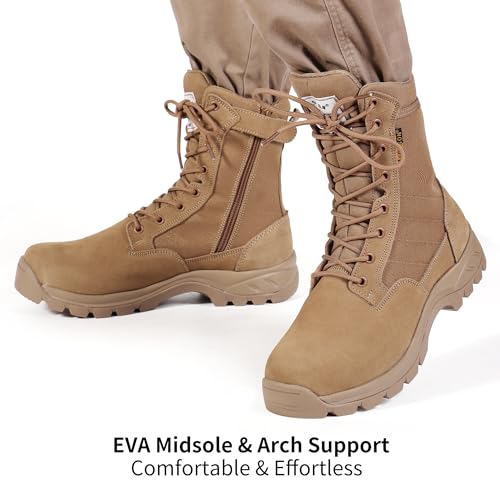 Men's 8 Inch Tactical Work Boots U5542