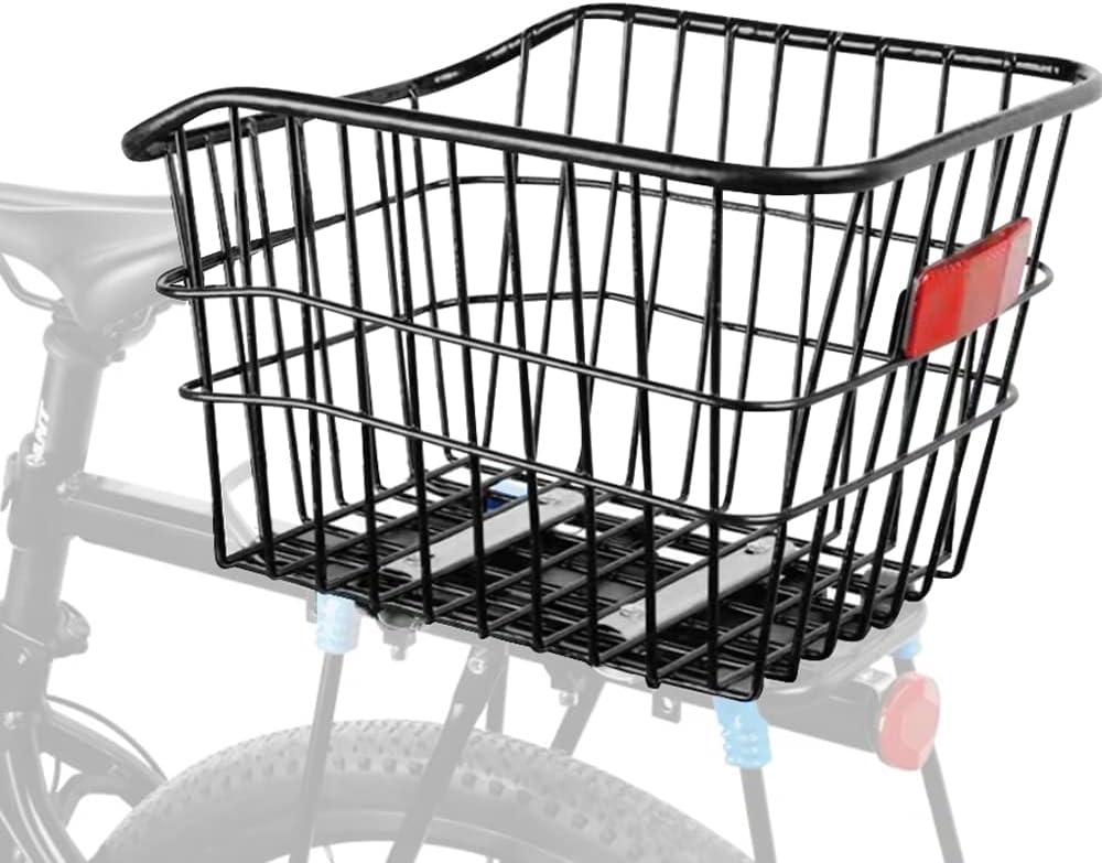 Rear Bike Basket with Waterproof Cover F9947