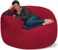 Charcoal 5 ft Memory Foam Bean Bag Chair I178110
