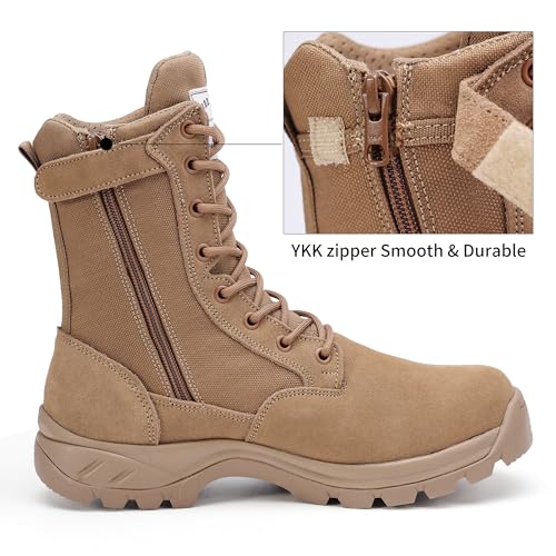 Men's 8 Inch Tactical Work Boots U5542