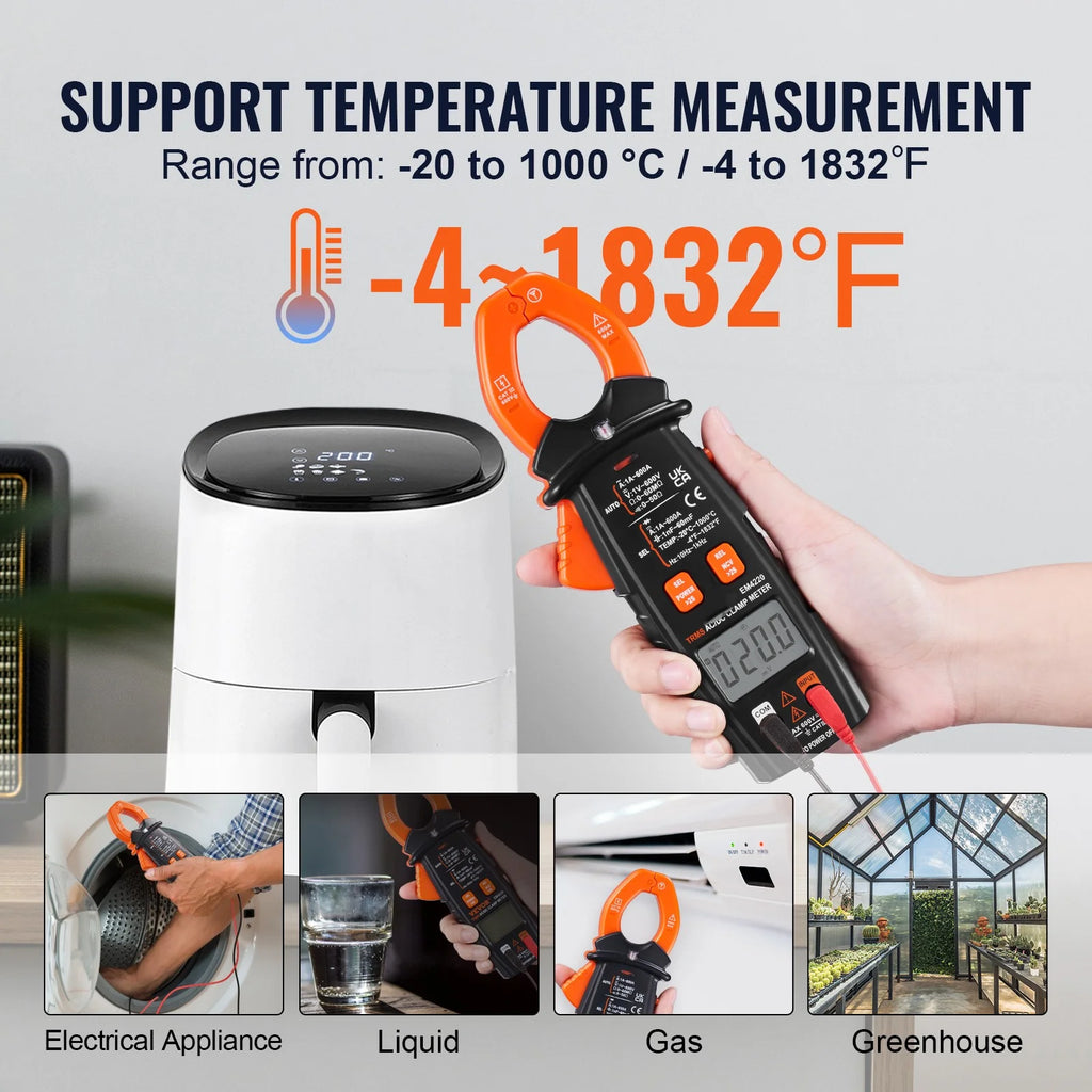 6000 Counts True RMS Digital Clamp Meter N858408
