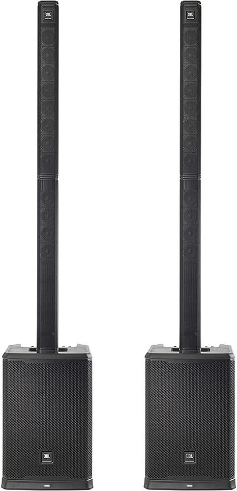 Powered Loudspeaker Line Array with 7-Channel Mixer and Built-in Effects (Pair) O12087