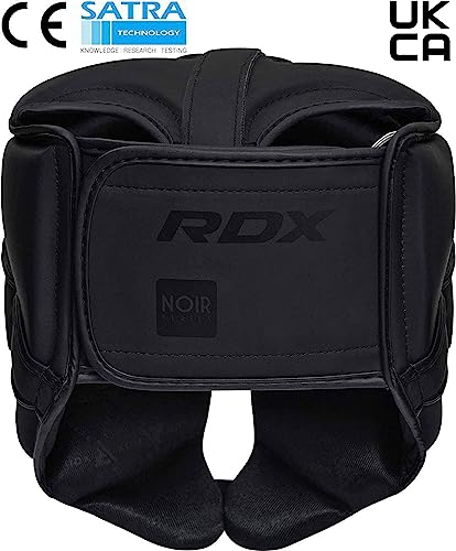 Black Maya Hide Leather Boxing Headgear U912