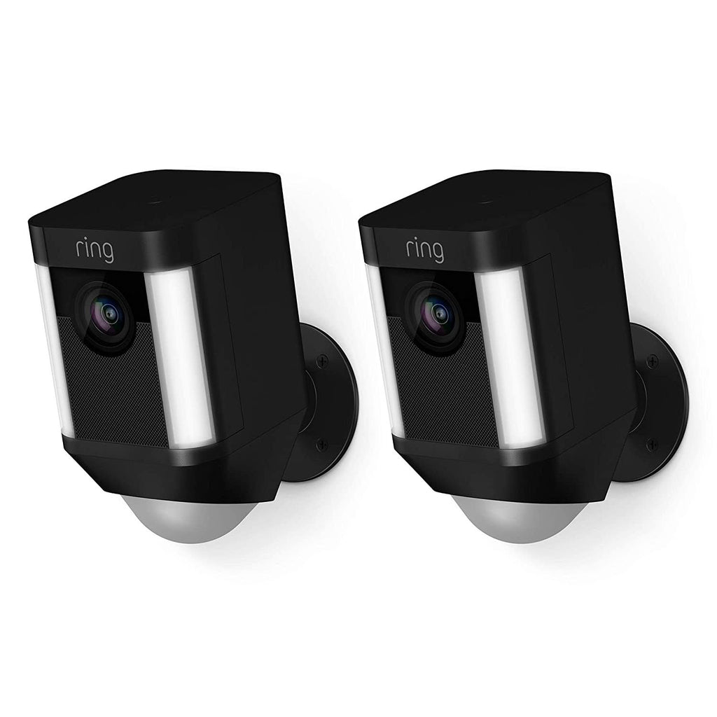 Black HD Security Camera with Two-Way Talk and Siren Alarm S63303