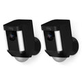 Black HD Security Camera with Two-Way Talk and Siren Alarm S63303