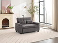 Green Convertible Sleeper Sofa Bed with USB Charging Cupholders R644102