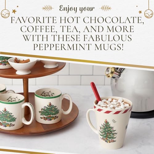 14oz Mug & Spoon Set (4-Piece) Earthenware P880