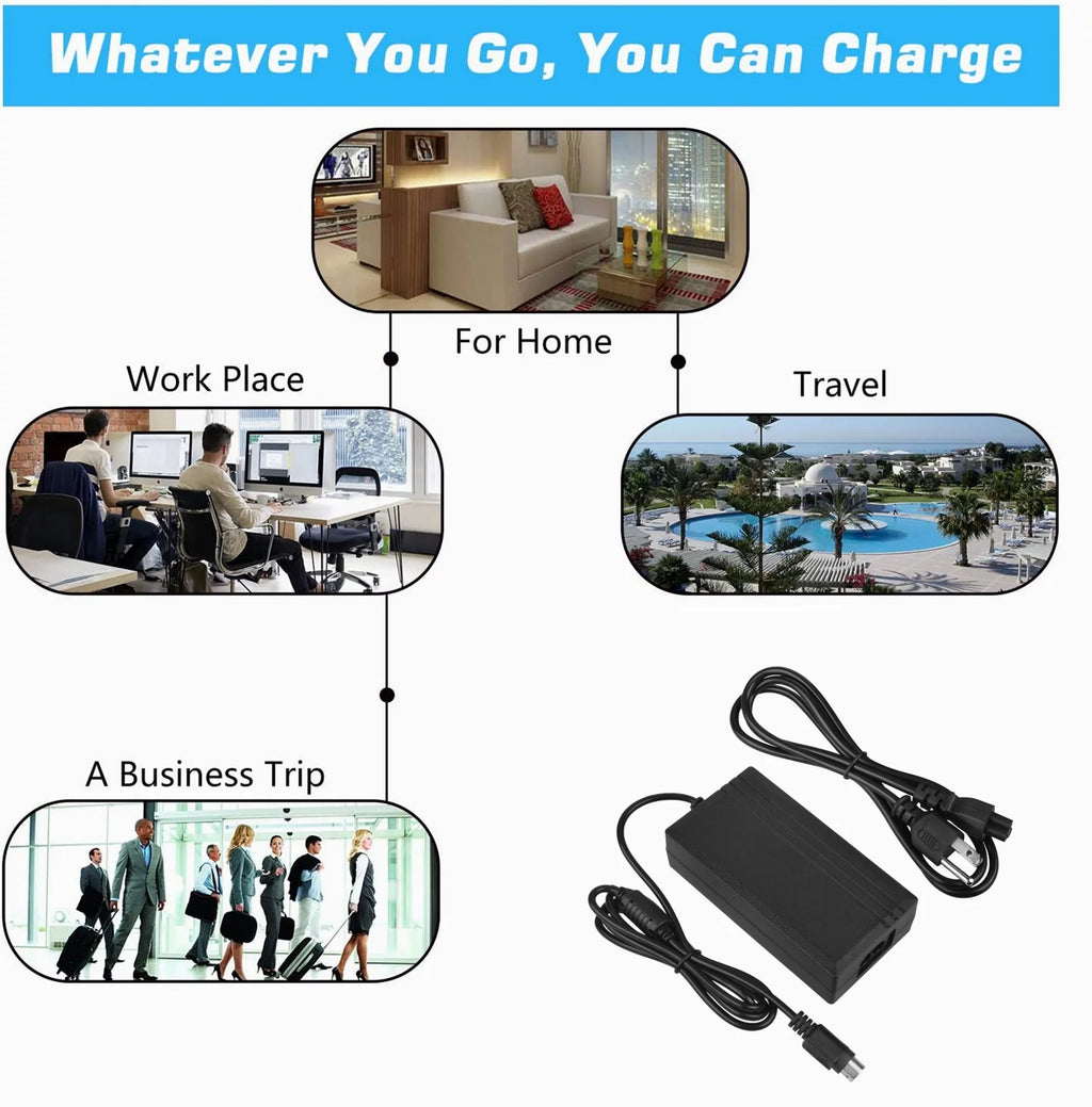 4-Pin DIN AC DC Adapter Switching Power Supply Cord Cable Charger B300