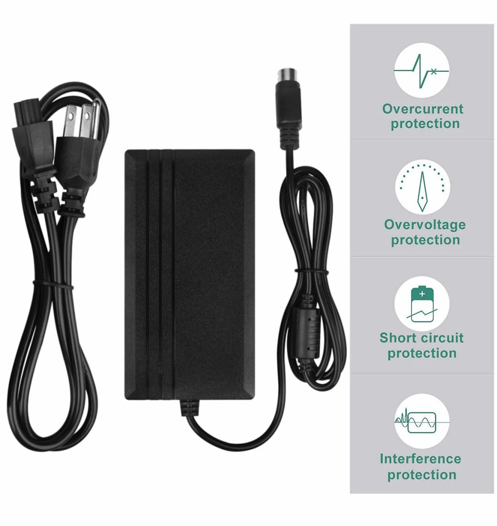 4-Pin DIN AC DC Adapter Switching Power Supply Cord Cable Charger B300