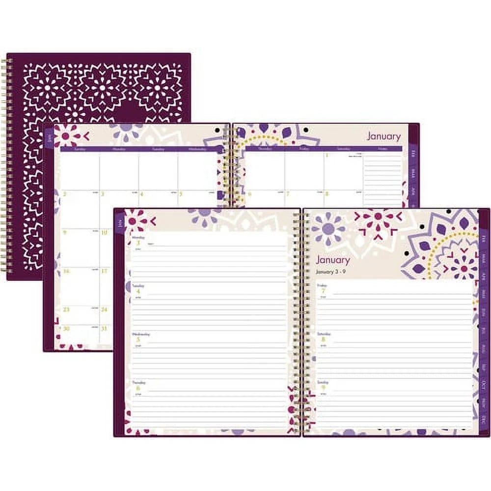 Weekly Monthly Planner 1 Year 8 1/2" x 11" X39013