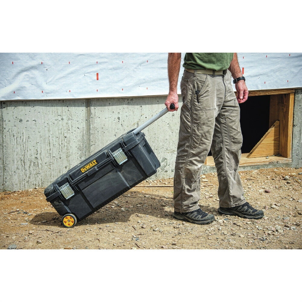 Black Tool Box on Wheels Y149