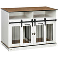 Dog Crate Furniture with Shelves Y464