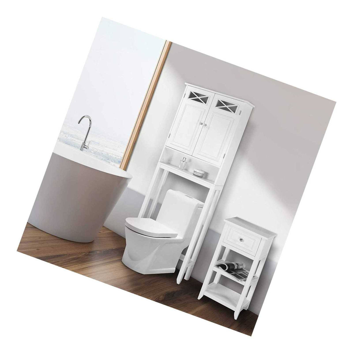 White Wall Cabinet E45290
