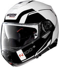 Metal White Motorcycle Helmet A8383