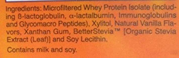 Whey Protein Isolate Powder Creamy Vanilla 10 lbs. C854103