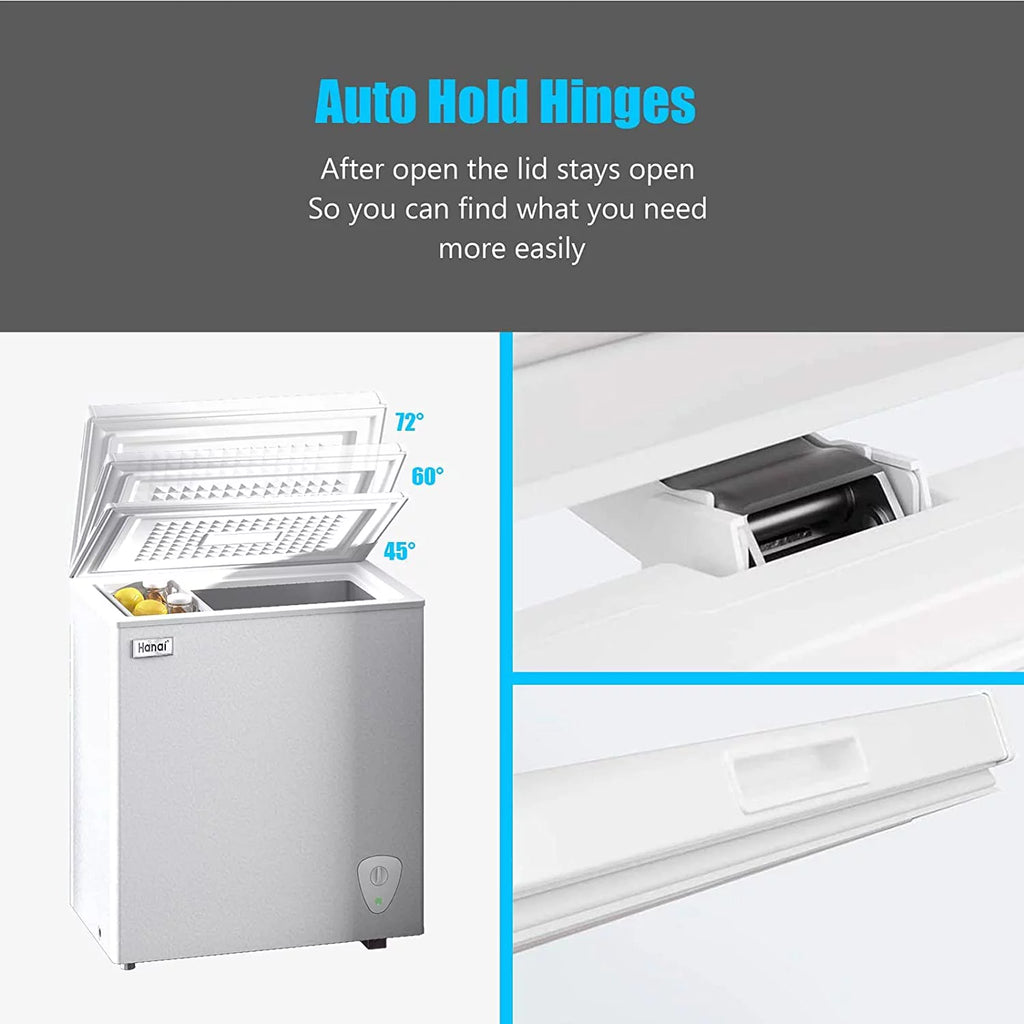 5.0 Cubic Chest Freezer with Removable Storage Basket Q132222