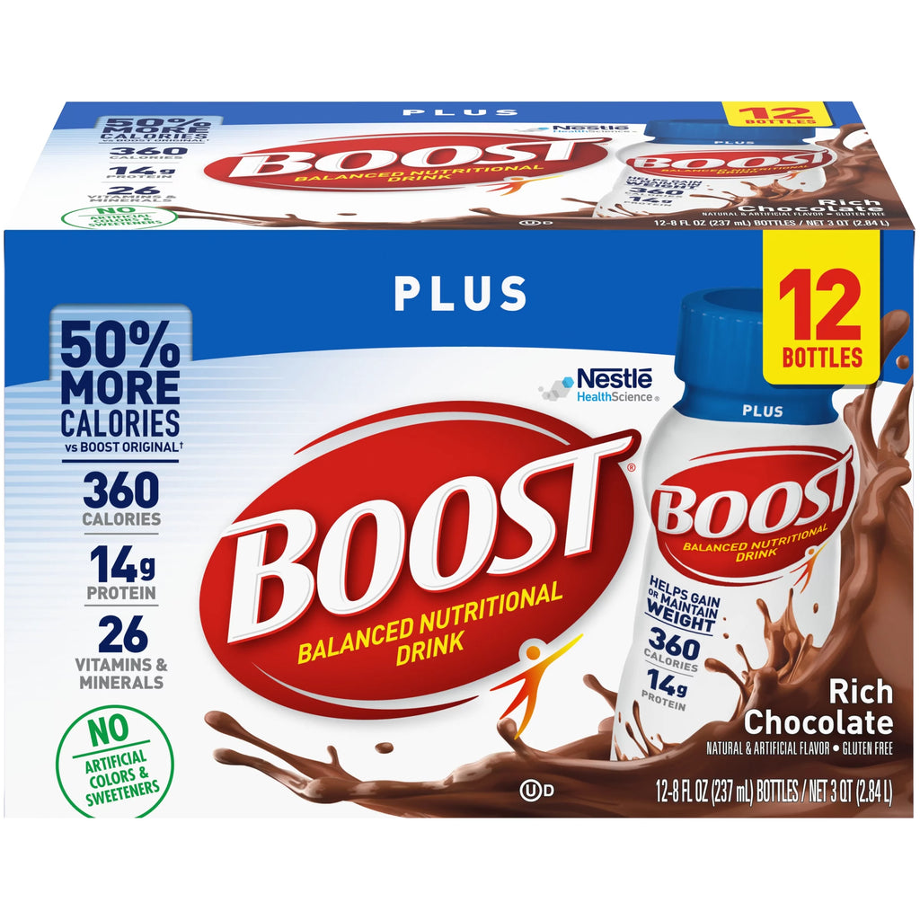 Rich Chocolate Nutritional Drink, 14g Protein, 12-8 fl oz Bottles M313677
