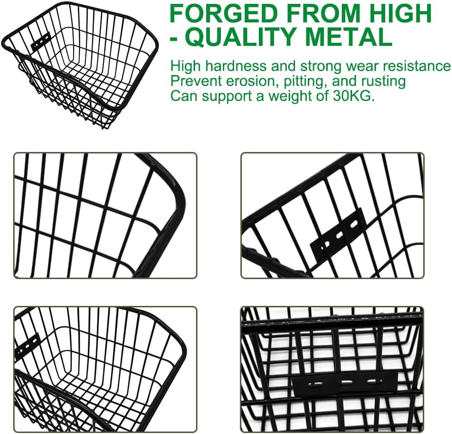 Rear Bike Basket with Waterproof Cover F9947