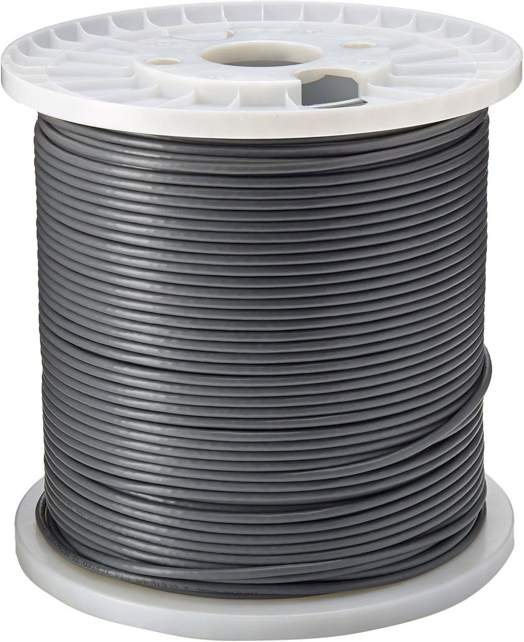 Cat6 Solid-Core Cable, Black, 1000' K828