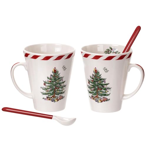 14oz Mug & Spoon Set (4-Piece) Earthenware P880