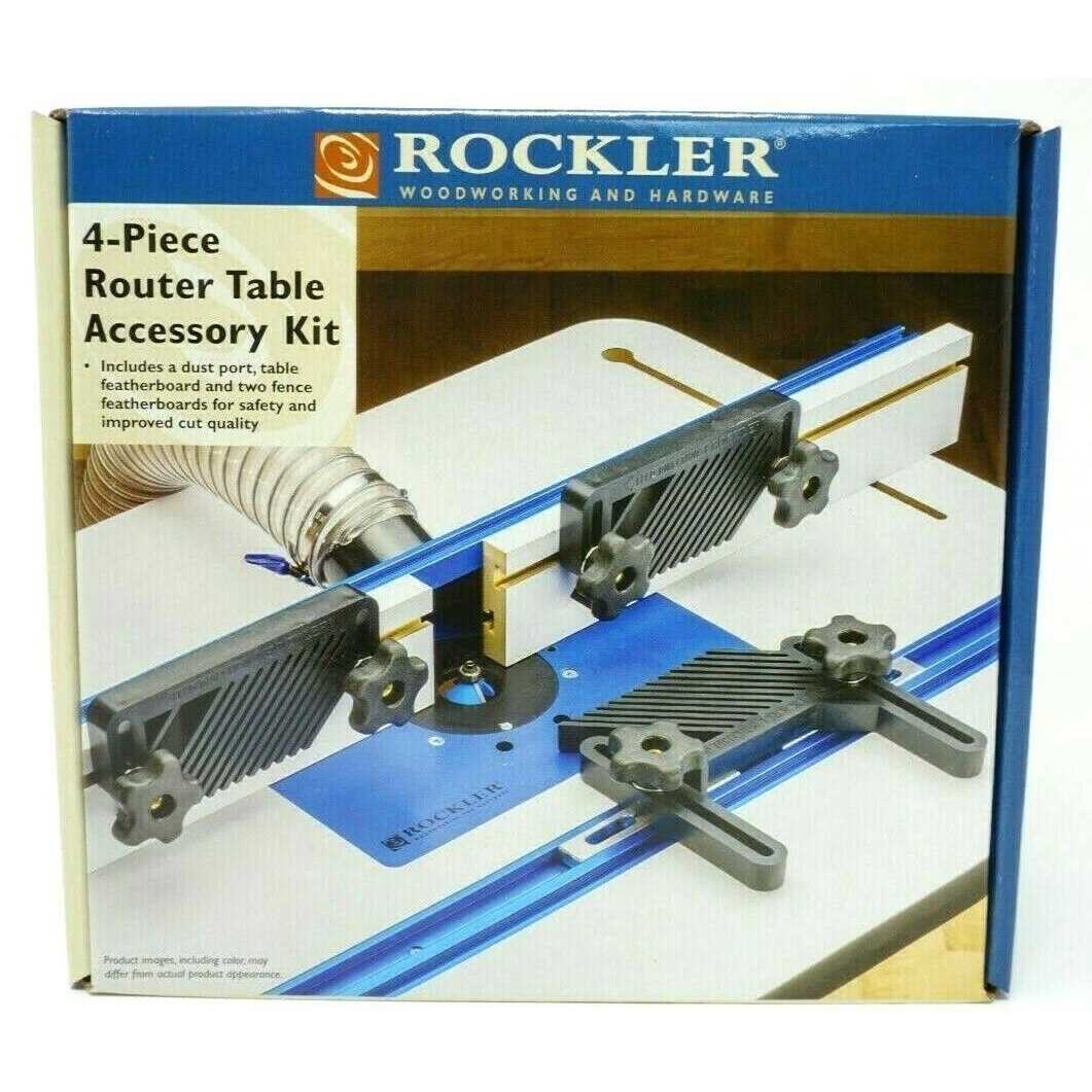 Router Table Accessory Kit Includes Fence Featherboards & Dust Port J326350