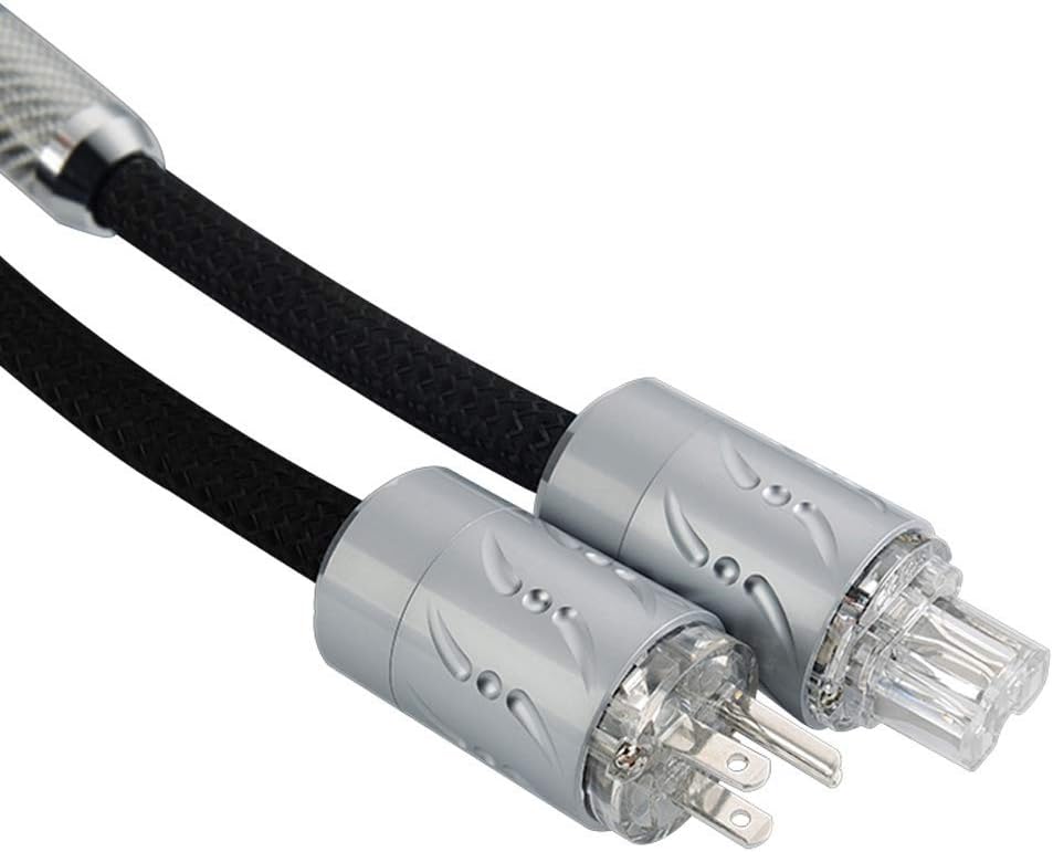 Audiophile Power Cable Copper AC Mains Cord with Rhodium Plated Connector G562