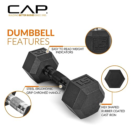 CAP Barbell Dumbbell Set with Rack G5086