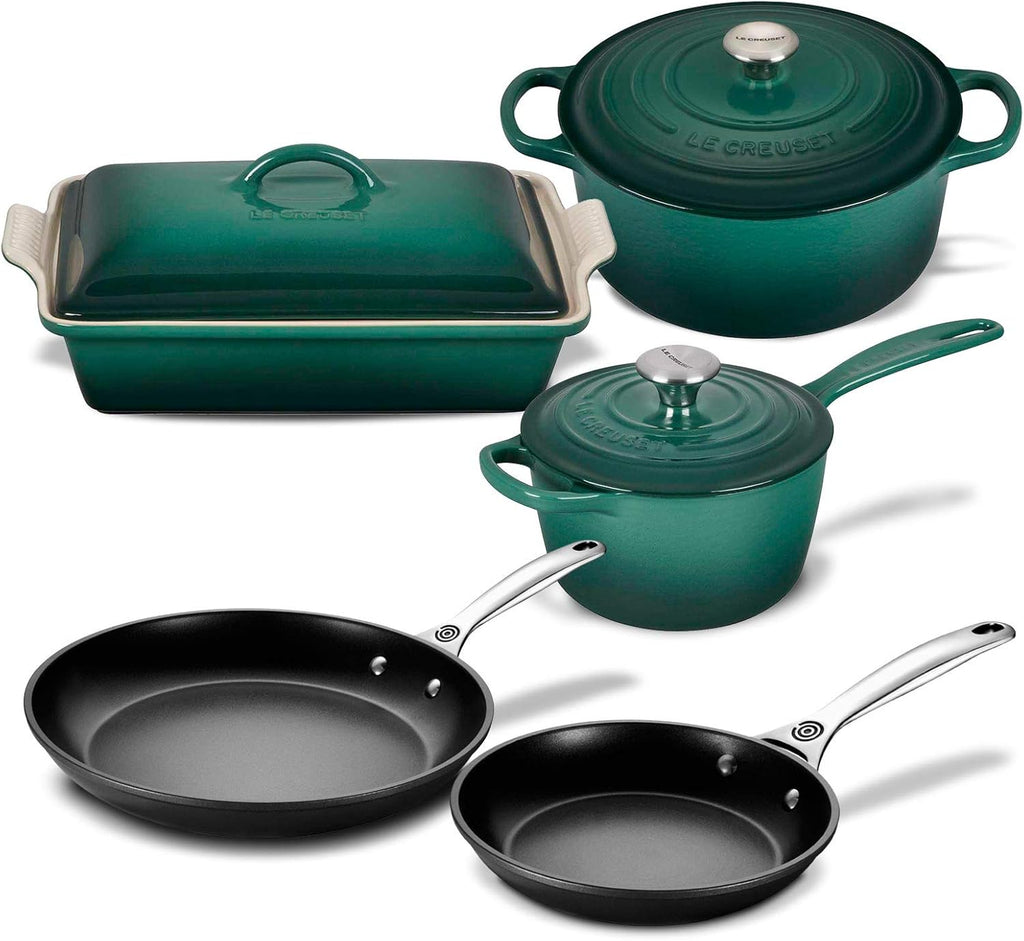 Enameled Cast Iron and Nonstick Cookware Set U161687