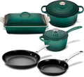 Enameled Cast Iron and Nonstick Cookware Set U161687