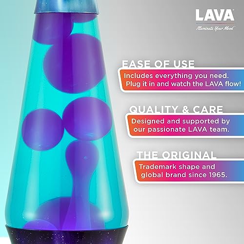 14.5" Purple Wax and Blue Liquid Motion Light O79070