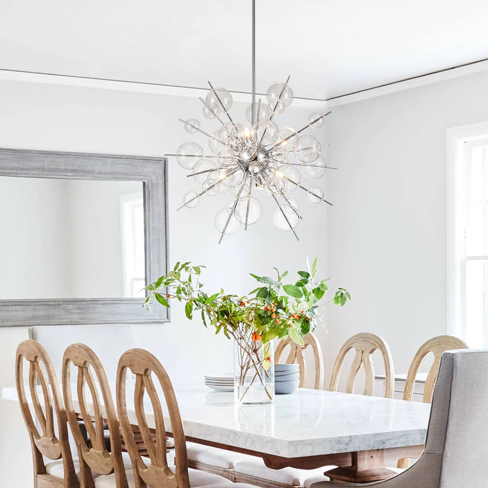 6-Light Globe Bubble Starburst Chandelier K57483