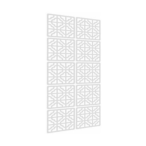 10Pieces Wood-Plastic Hanging Room Divider T9870