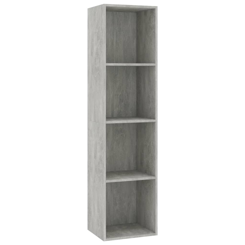 Black Chipboard Book Cabinet TV Cabinet N746691