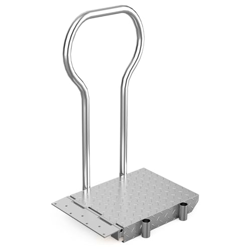 Foldable Dock Boarding Platform with Handrail J415