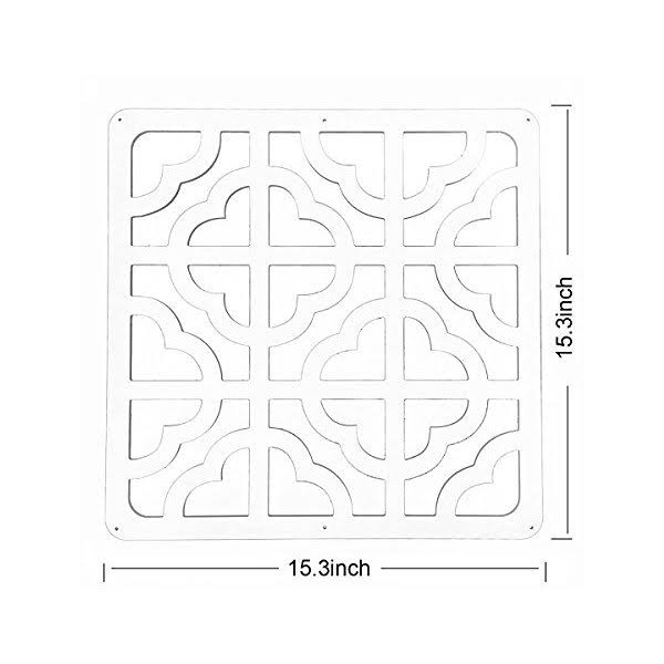 10Pieces Wood-Plastic Hanging Room Divider T9870