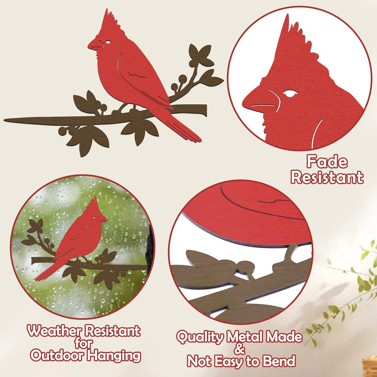 Metal Bird Wall Decor J328