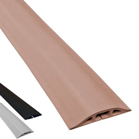 Brown Rubber Floor Cable Cover Protector A2769