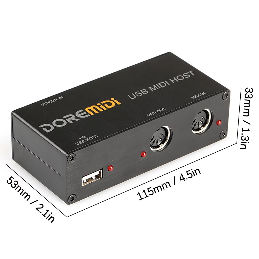 USB to MIDI Interface U104