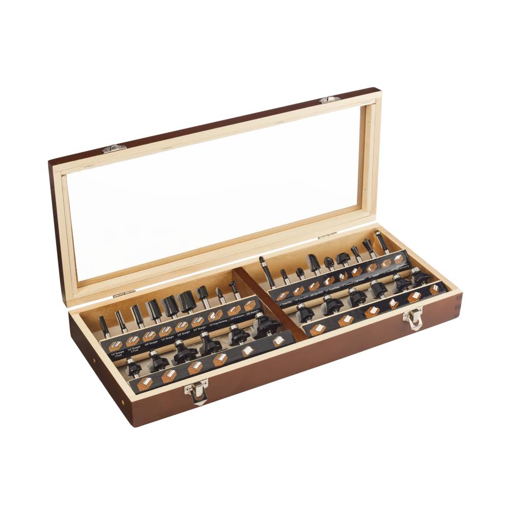 30-Piece Carbide Router Bit Set Y127