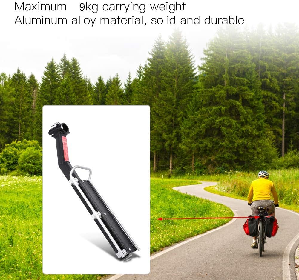Durable Aluminum Alloy Bicycle Back Seat Rack H29246