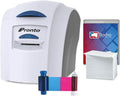 Bronze ID Card Printer with Supplies Package Z822