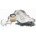 White Nylon Cast Net 4 ft 3/8x22 Mesh F78175