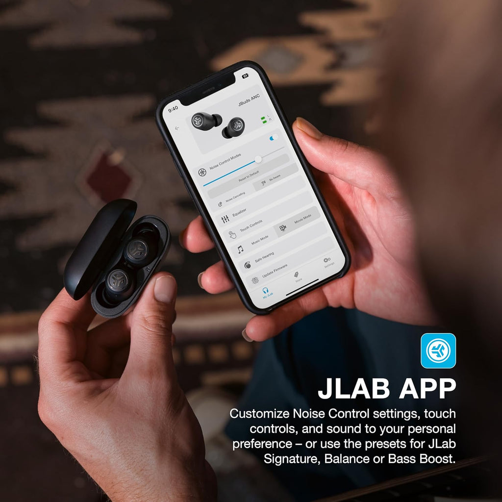 True Wireless Earbuds with Charging Case, Smart Active Noise Canceling E8156