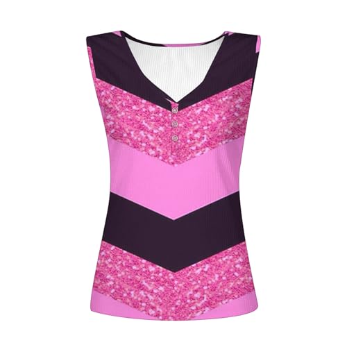 Womens' Crewneck Sleeveless Loose Fit Basic Tanks M555