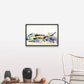 Black Float Frame Canvas Art 30 x 20 E52678