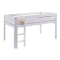 White Wood Loft Bunk Bed N792705