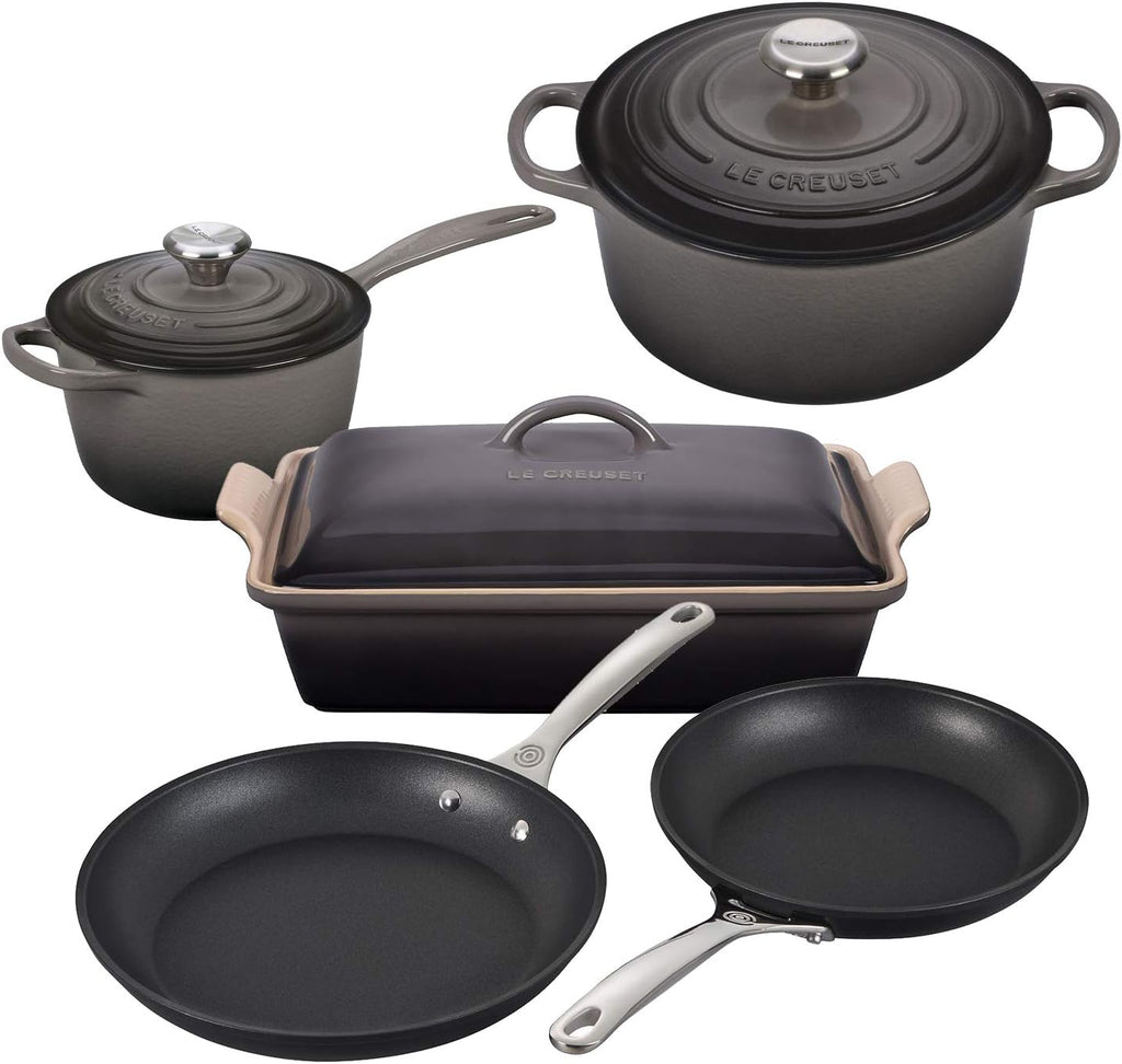 Enameled Cast Iron and Nonstick Cookware Set U161687