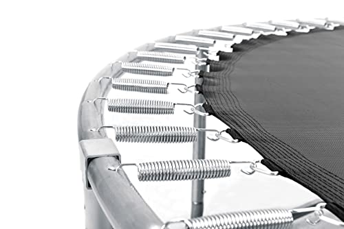 12FT 14FT 15FT 16FT Trampoline with Basketball Hoop, Ladder and Safety Enclosure Net P10873
