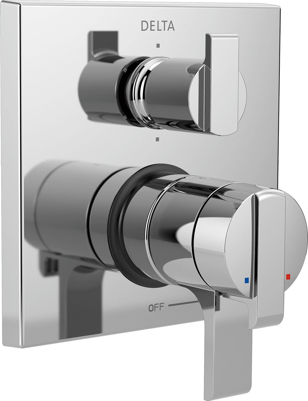 Chrome Valve Trim with Integrated Diverter E909