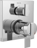 Chrome Valve Trim with Integrated Diverter E909